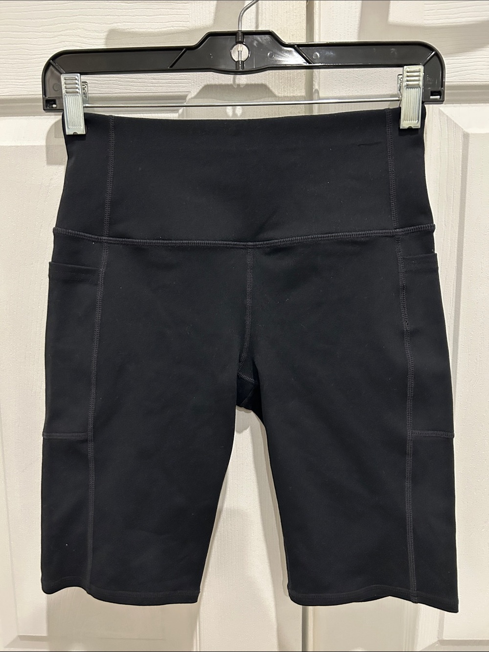High-Rise Black Bike Shorts